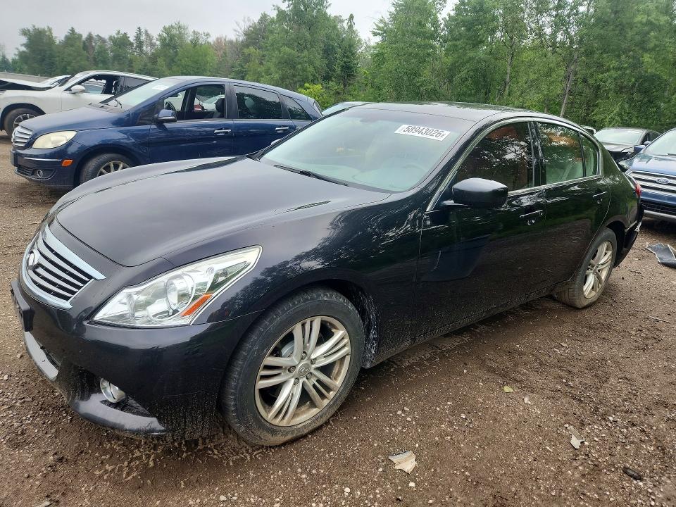 2011 Infiniti G37 VIN JN1CV6AR6BM408838 COPART salvage auction — REAR END, ON - PERMIT SALVAGE, sold $325 on 2026-07-28 (photo 1)