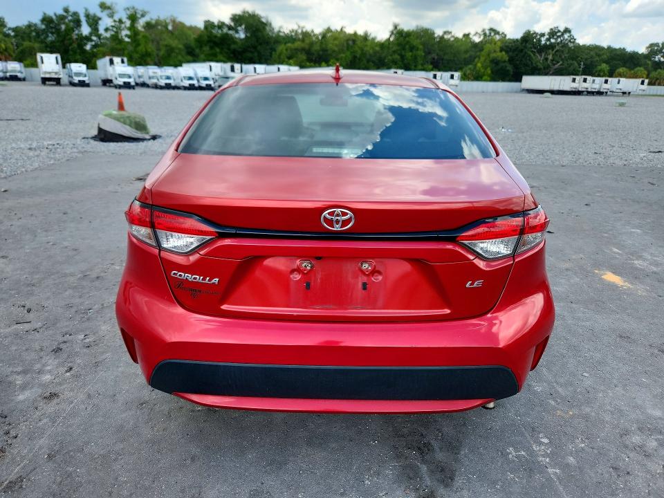 2020 Toyota Corolla VIN 5YFEPRAE0LP063285 COPART salvage auction — FRONT END, Fl - Certificate Of Destruction, sold $3,000 on 2026-07-13 (photo 6)