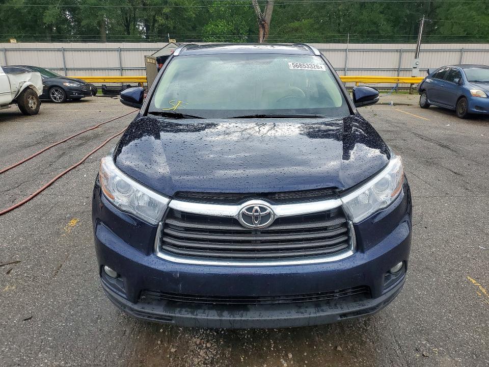 2016 Toyota Highlander VIN 5TDKKRFHXGS174928 COPART salvage auction — SIDE, Al - Cert Of Title-Salvage Title, sold $8,000 on 2026-07-20 (photo 5)