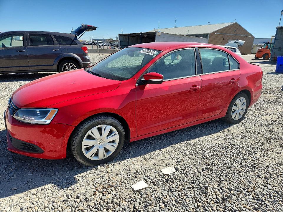 2012 Volkswagen Jetta VIN 3VWDP7AJ5CM115978 COPART salvage auction — FRONT END, Co - Salvage Title, sold $950 on 2026-07-02 (photo 1)