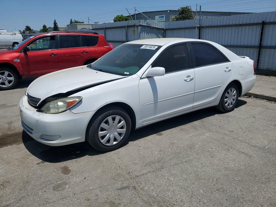 2002 Toyota Camry VIN JTDBE32KX20008152 COPART salvage auction — FRONT END, Ca - Salvage Certificate, sold $225 on 2026-07-31 (photo 1)