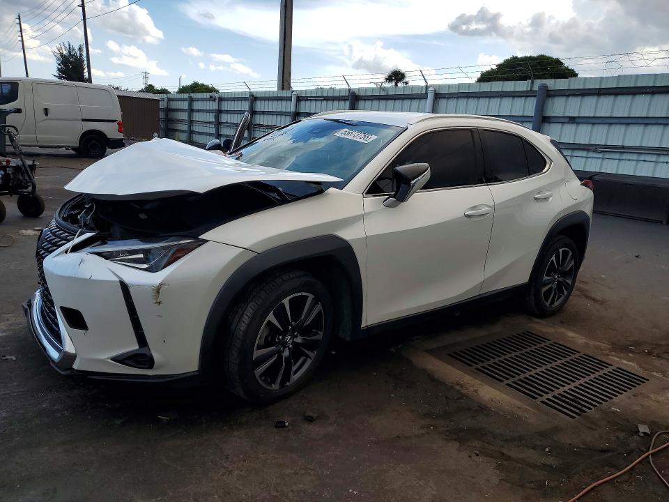 2021 Lexus Ux VIN JTHX3JBH2M2042869 COPART salvage auction — FRONT END, Fl - Certificate Of Destruction, sold $4,050 on 2026-07-27 (photo 1)