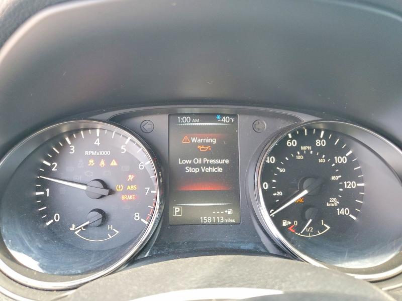 2017 Nissan Rogue VIN KNMAT2MV5HP573802 COPART salvage auction — FRONT END, OH - CERT OF TITLE-REBUILT SALVAGE, sold $625 on 2026-07-02 (photo 9)