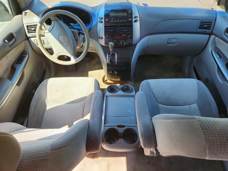 2007 Toyota Sienna VIN 5TDZK23C47S034369 COPART salvage auction — REAR END, PA - CERT OF SALVAGE-R=RECONSTRUCTE, sold $500 on 2026-07-21 (photo 8)