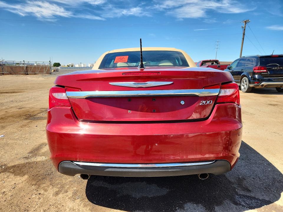 2012 Chrysler 200 VIN 1C3BCBFG4CN289086 COPART salvage auction — FRONT END, Nm - Cert Of Title-Salvage, sold $300 on 2026-08-24 (photo 6)