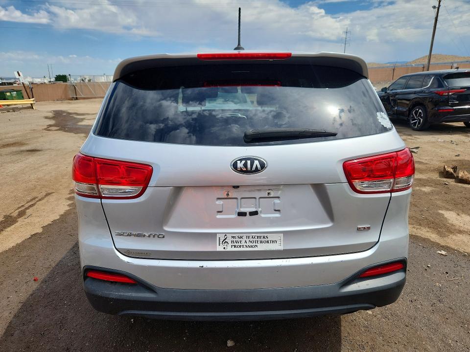 2018 Kia Sorento VIN 5XYPG4A39JG382454 COPART salvage auction — FRONT END, Nm - Cert Of Title-Salvage, sold $1,950 on 2026-07-13 (photo 6)