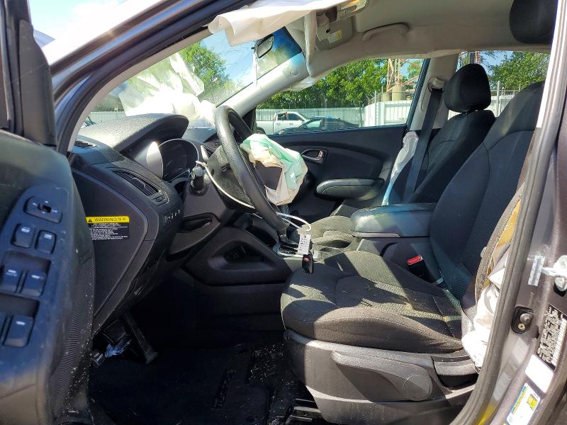 2014 Hyundai Tucson VIN KM8JTCAF0EU940763 COPART salvage auction — FRONT END, IN - CERT OF TITLE-SALVAGE TITLE, sold $825 on 2026-07-27 (photo 7)