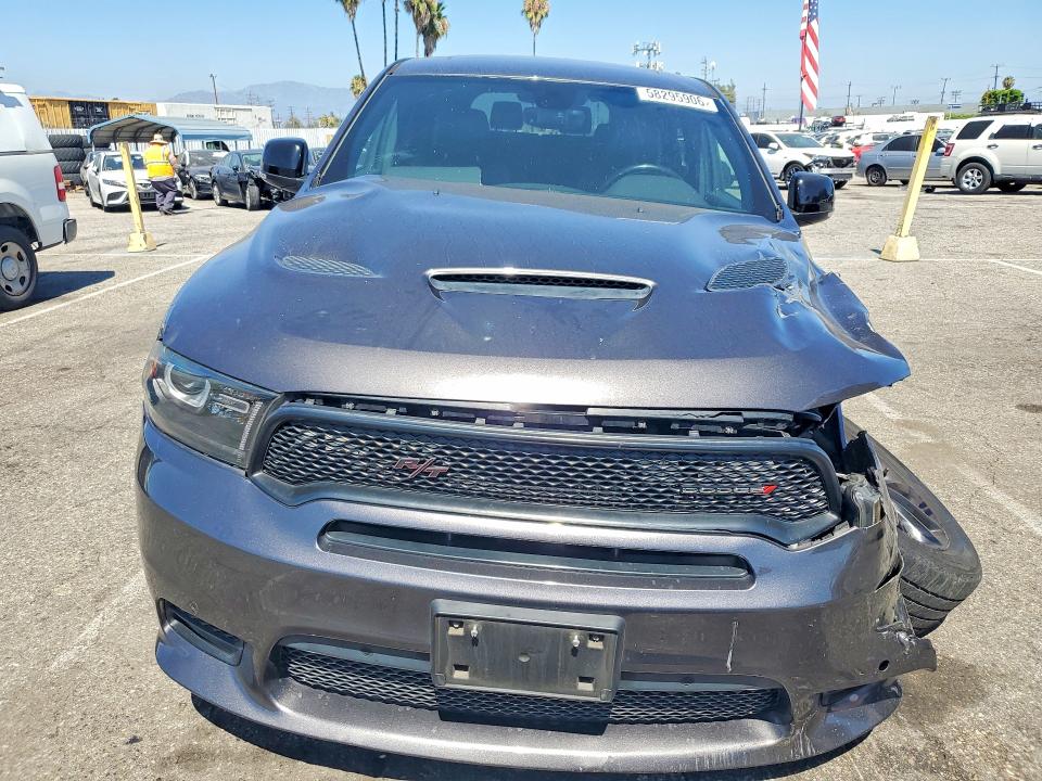 2018 Dodge Durango VIN 1C4SDHCT6JC289919 COPART salvage auction — FRONT END, Ca - Salvage Certificate, sold $5,500 on 2026-07-28 (photo 5)