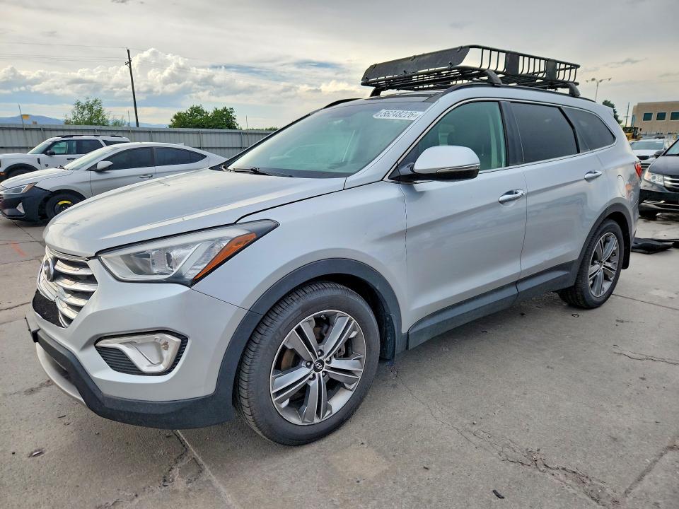 2016 Hyundai Santa fe VIN KM8SRDHF8GU147910 COPART salvage auction — FRONT END, Co - Certificate Of Title, sold $2,500 on 2026-07-04 (photo 1)