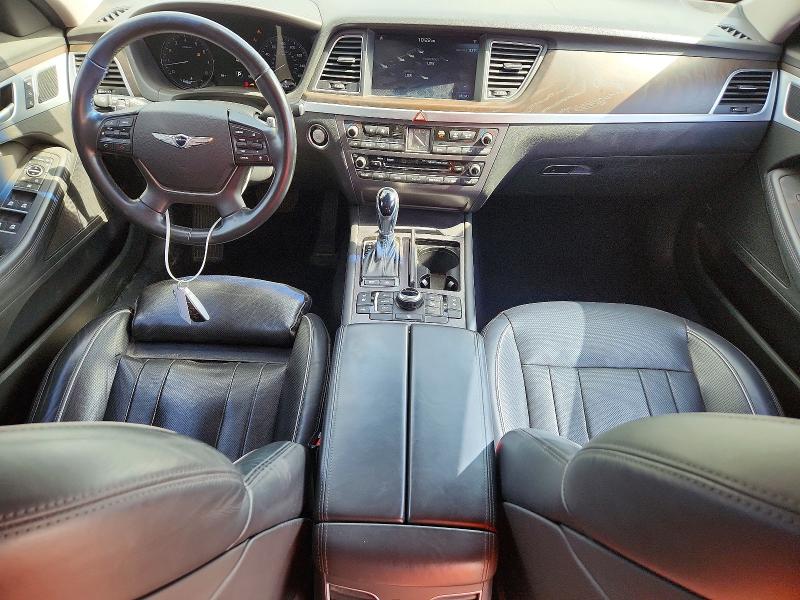 2017 Genesis G80 VIN KMHGN4JE7HU206420 COPART salvage auction — REAR END, Tx - Salvage Vehicle Title, sold $2,000 on 2026-07-15 (photo 8)
