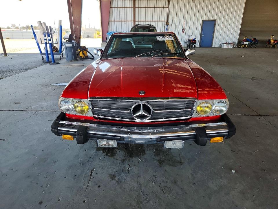 1982 Mercedes-benz 190 VIN WDBBA45A5CB015020 COPART salvage auction — REAR END, CA - SALVAGE CERTIFICATE, sold $2,900 on 2026-07-13 (photo 5)