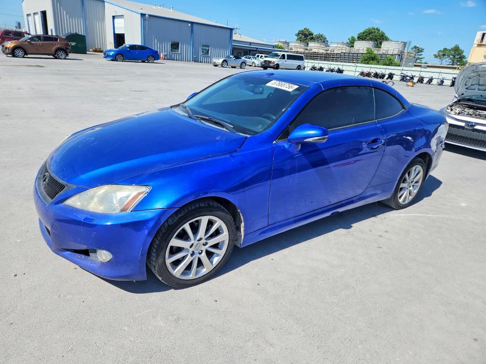 2010 Lexus Is 250 VIN JTHFF2C22A2500411 COPART salvage auction — MECHANICAL, Ok - Certificate Of Title, sold $825 on 2026-07-08 (photo 1)