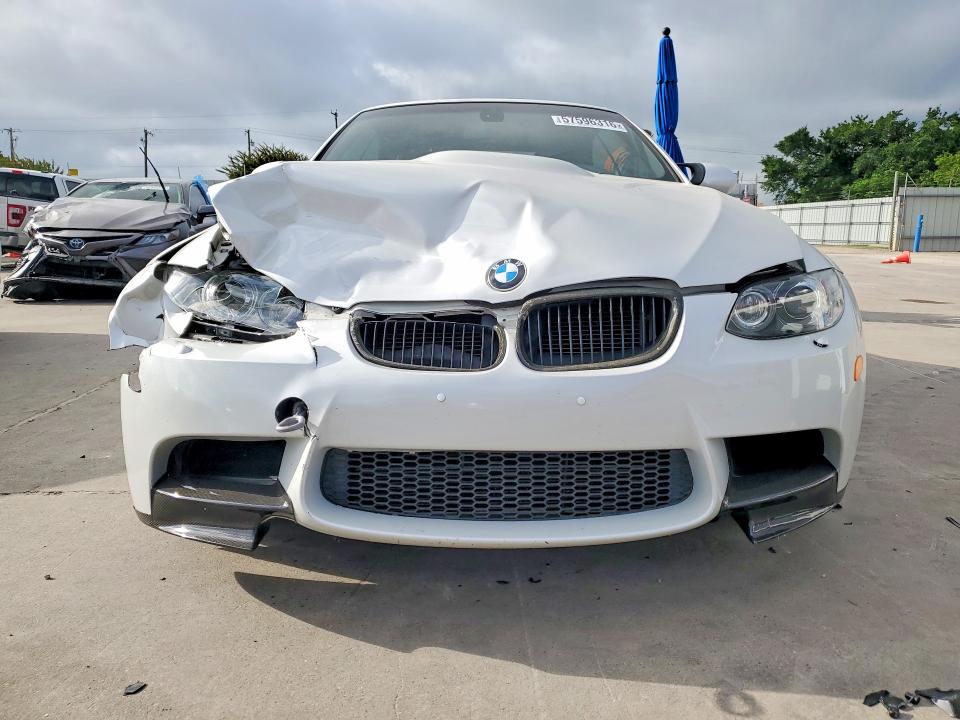 2013 BMW M3 VIN WBSDX9C53DE785947 COPART salvage auction — FRONT END, Tx - Salvage Vehicle Title, sold $8,500 on 2026-07-13 (photo 5)
