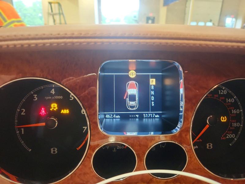 2007 Bentley Continental VIN SCBDR33W47C048007 COPART salvage auction — FRONT END, Ri - Salvage Certificate Of Title, sold $10,600 on 2026-07-30 (photo 9)