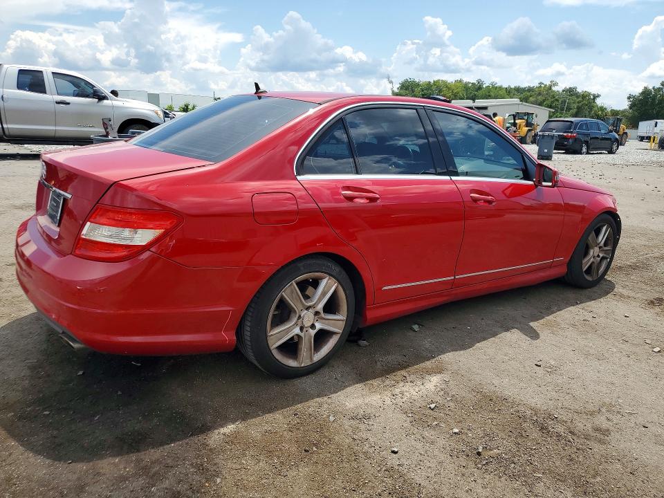 2010 Mercedes-benz C-klasse VIN WDDGF5EBXAR125756 COPART salvage auction — FRONT END, FL - CERT OF TITLE SLVG REBUILDABLE, sold $425 on 2026-07-13 (photo 3)