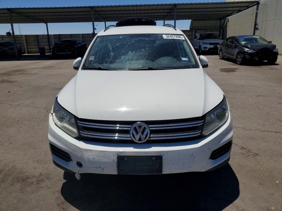 2017 Volkswagen VIN WVGAV7AX8HK049775 COPART salvage auction — REAR END, Tx - Salvage Vehicle Title, sold $2,000 on 2026-07-17 (photo 5)
