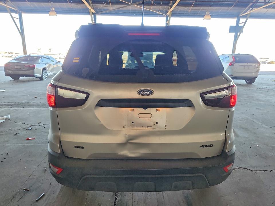2021 Ford Ecosport VIN MAJ6S3JL7MC412750 COPART salvage auction — FRONT END, Az - Certificate Of Title, sold $1,800 on 2026-07-08 (photo 6)