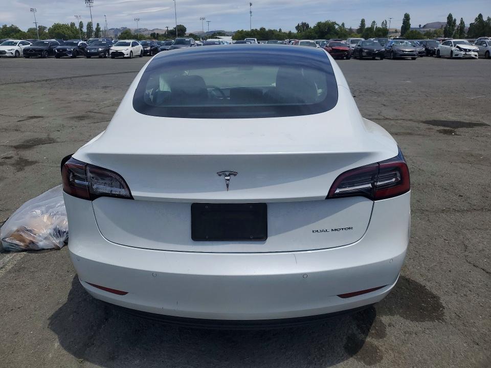2020 Tesla VIN 5YJ3E1EB2LF650047 COPART salvage auction — FRONT END, Ca - Salvage Certificate, sold $4,000 on 2026-07-24 (photo 6)