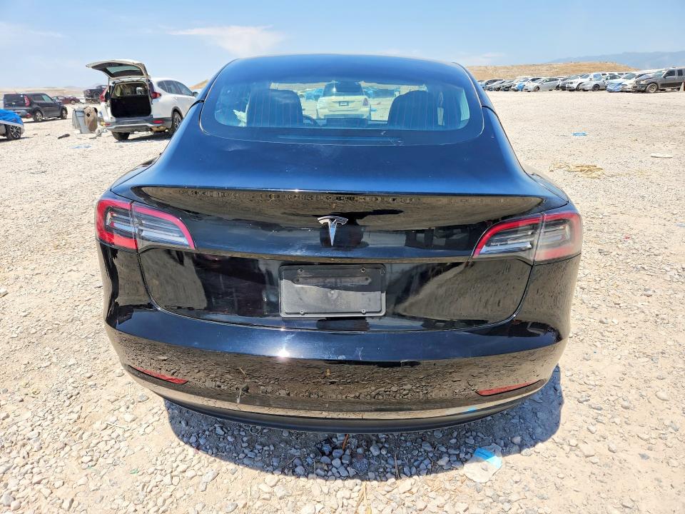 2022 Tesla Model 3 VIN 5YJ3E1EB4NF192305 COPART salvage auction — SIDE, UT - SALVAGE CERTIFICATE, sold $1,650 on 2026-09-04 (photo 6)