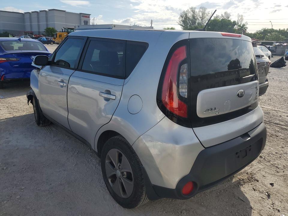 2015 Kia Soul VIN KNDJN2A23F7812927 COPART salvage auction — FRONT END, Fl - Cert Of Title Slvg Rebuildable, sold $800 on 2026-07-07 (photo 2)