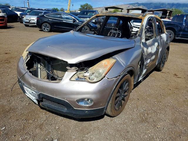 2008 Infiniti Ex35 VIN JNKAJ09E78M304770 COPART salvage auction — BURN, Hi - Bill Of Sale - Parts Only, sold $1 on 2026-07-29 (photo 1)