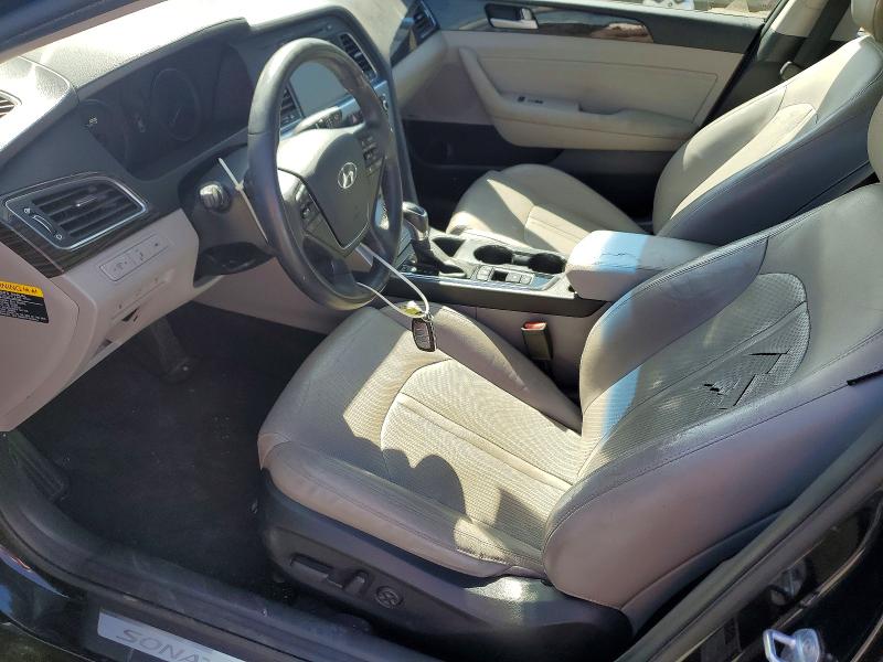 2017 Hyundai Sonata hybrid VIN KMHE54L21HA049222 COPART salvage auction — FRONT END, CA - SALVAGE CERTIFICATE, sold $875 on 2026-07-10 (photo 7)