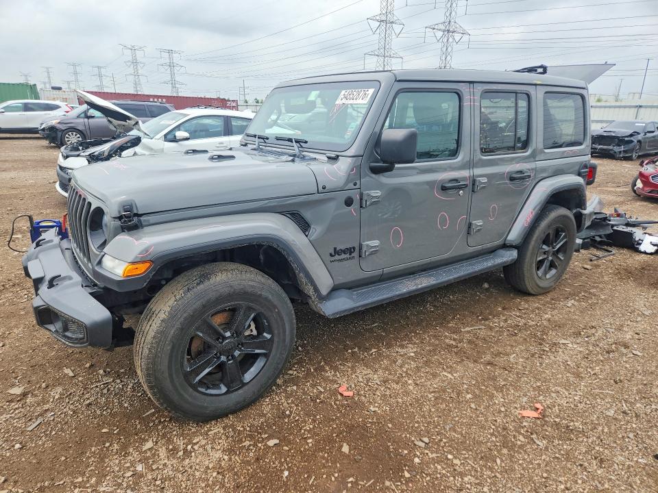 2020 Jeep Wrangler unlimited VIN 1C4HJXEN2LW330558 COPART salvage auction — ALL OVER, Il - Salvage Certificate, sold $8,800 on 2026-07-09 (photo 1)