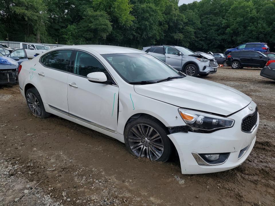 2015 Kia Cadenza VIN KNALN4D76F5168358 COPART salvage auction — FRONT END, GA - CERT OF TITLE-SALVAGE, sold $925 on 2026-07-31 (photo 4)