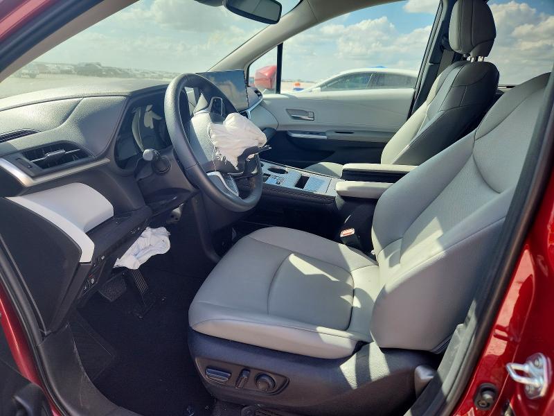 2025 Toyota VIN 5TDYRKEC8SS285442 COPART salvage auction — FRONT END, Tx - Salvage Vehicle Title, sold $13,900 on 2026-07-23 (photo 7)
