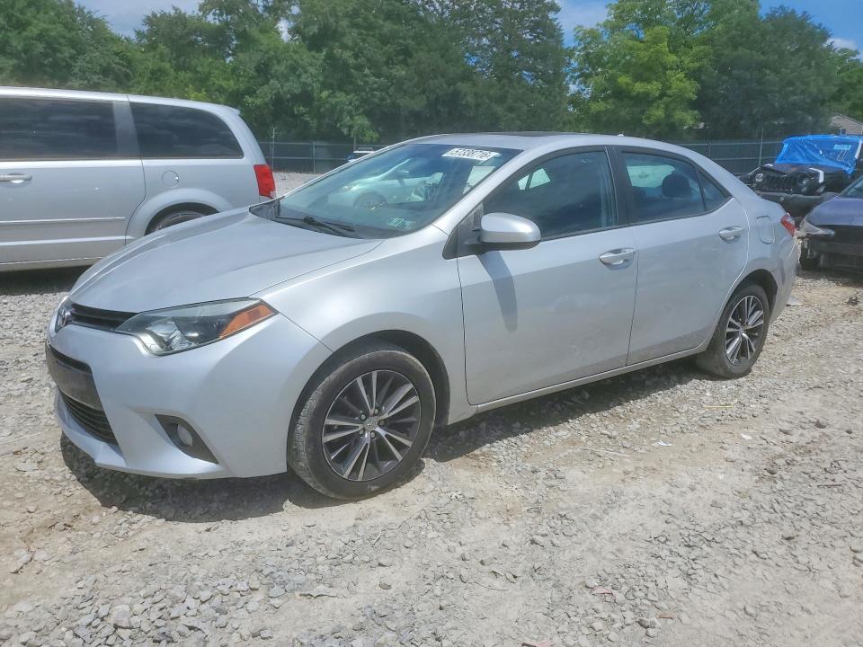 2016 Toyota Corolla VIN 5YFBURHE5GP435971 COPART salvage auction — SIDE, Tn - Salvage Certificate, sold $5,600 on 2026-07-07 (photo 1)