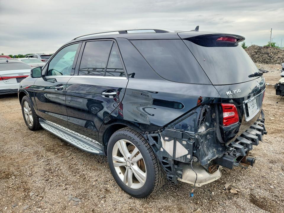 2015 Mercedes-benz M-klasse VIN 4JGDA5HB9FA550863 COPART salvage auction — REAR END, IL - SALVAGE CERTIFICATE, sold $7,800 on 2026-07-28 (photo 2)