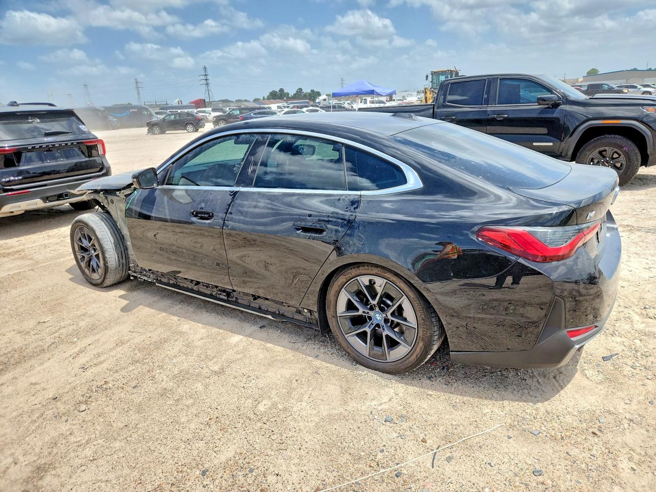 2023 BMW i4 VIN WBY73AW03PFP73392 COPART salvage auction — Front End, Sv - Salvage Title, sold $9,800 on 2026-07-10 (photo 2)