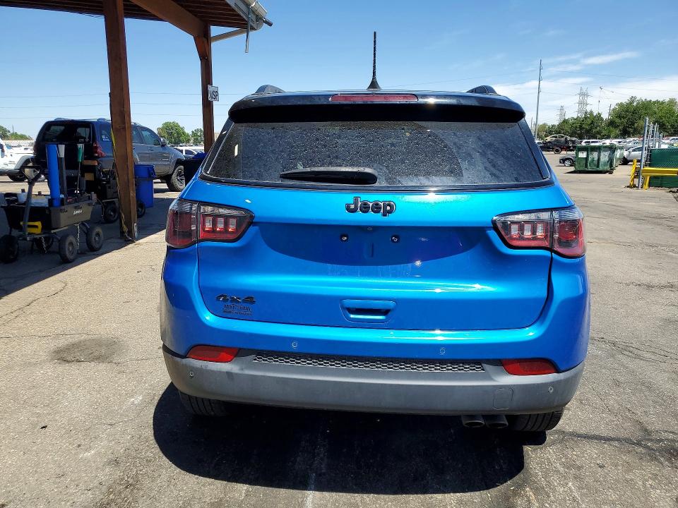 2021 Jeep Compass VIN 3C4NJDBB3MT512661 COPART salvage auction — HAIL, Co - Certificate Of Title, sold $8,800 on 2026-08-25 (photo 6)