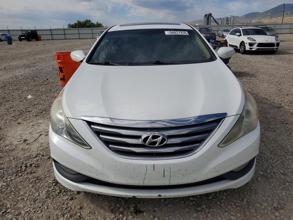 2014 Hyundai Sonata VIN 5NPEC4AC6EH816332 COPART salvage auction — MINOR DENT/SCRATCHES, Ut - Salvage Certificate, sold $675 on 2026-07-10 (photo 5)