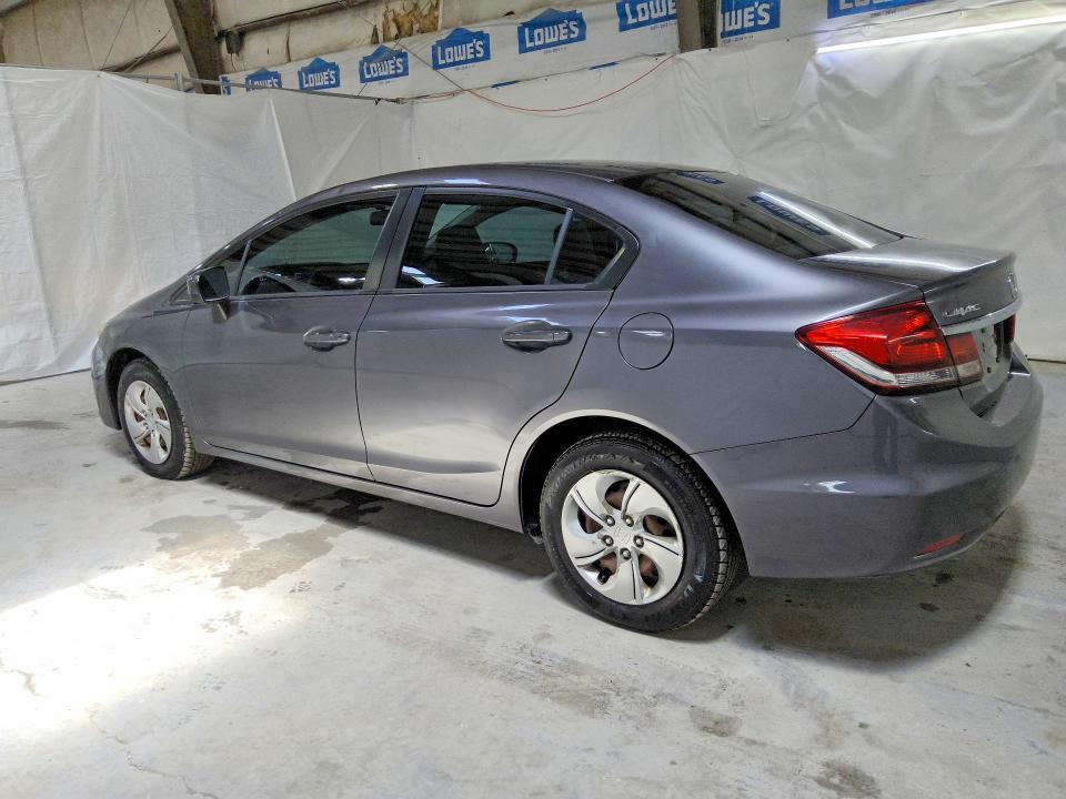 2014 Honda Civic VIN 2HGFB2F57EH545832 COPART salvage auction — MINOR DENT/SCRATCHES, TN - CERTIFICATE OF TITLE, sold $3,000 on 2026-07-09 (photo 2)