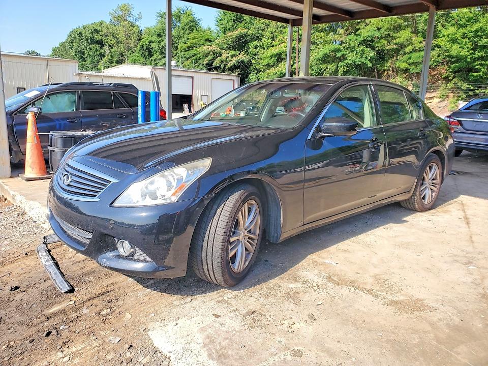 2013 Infiniti G37 VIN JN1CV6AP1DM715397 COPART salvage auction — FRONT END, AL - CERT OF TITLE-SALVAGE TITLE, sold $1,400 on 2026-07-14 (photo 1)