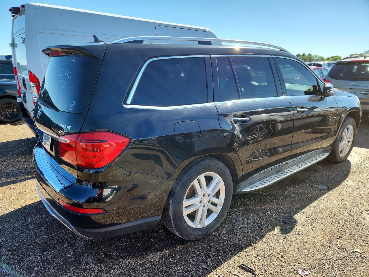 2013 Mercedes-Benz GL-Class VIN 4JGDF7CE9DA112386 COPART salvage auction — Front End, IL - CERTIFICATE OF TITLE (P), sold $2,300 on 2026-07-08 (photo 3)