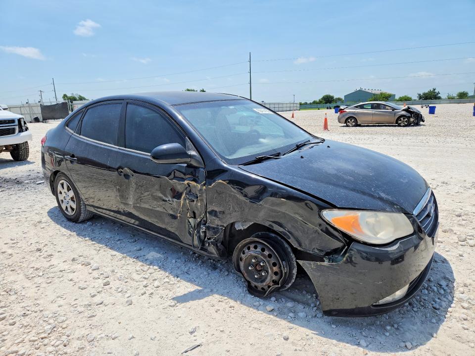 2009 Hyundai Elantra VIN KMHDU46D69U615077 COPART salvage auction — FRONT END, TX - SALVAGE VEHICLE TITLE, sold $325 on 2026-07-23 (photo 4)