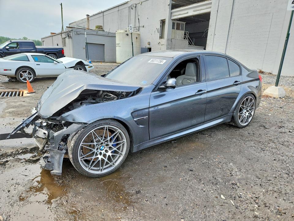 2015 BMW M3 VIN WBS3C9C57FP803526 COPART salvage auction — FRONT END, Va - Cert Of Title - Salvage, sold $4,150 on 2026-07-08 (photo 1)