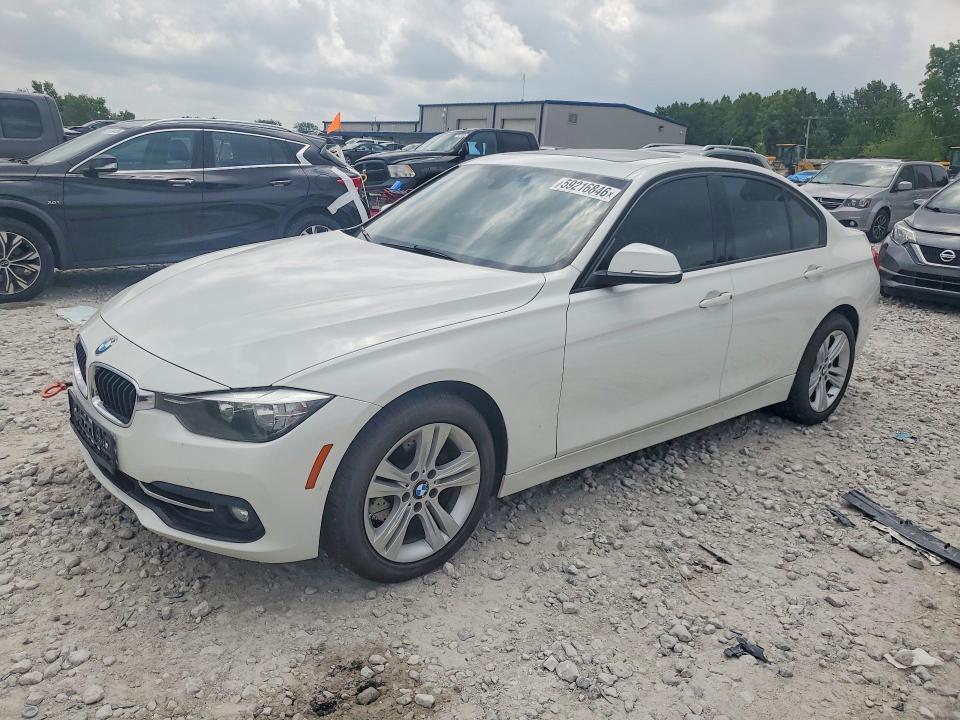 2016 BMW 3er VIN WBA8E9G5XGNU29151 COPART salvage auction — MECHANICAL, Wv - Certificate Of Title (P), sold $3,250 on 2026-07-09 (photo 1)