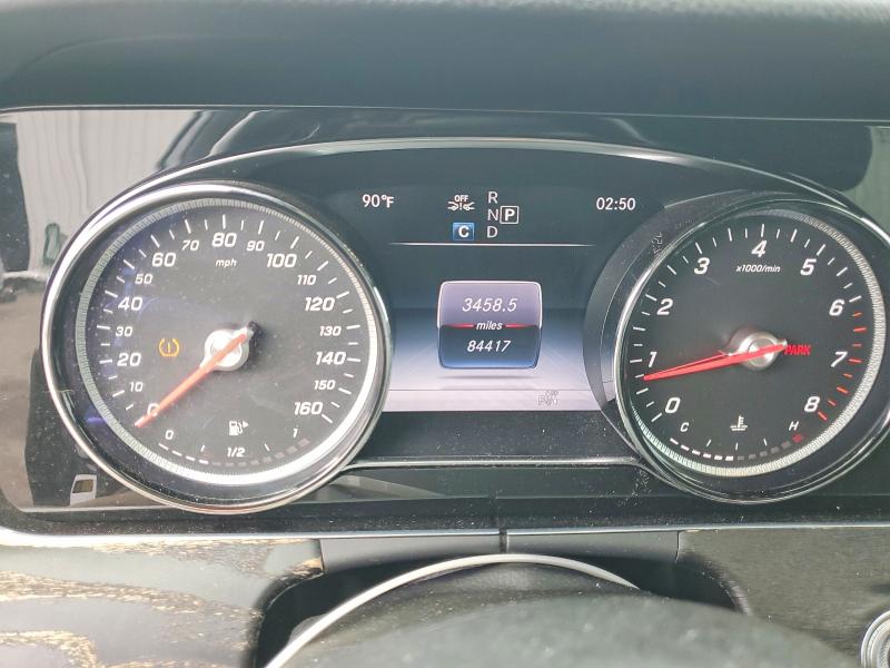 2018 Mercedes-benz E-klasse VIN WDDZF4JB9JA445741 COPART salvage auction — FRONT END, Fl - Cert Of Title Slvg Rebuildable, sold $7,700 on 2026-08-19 (photo 9)