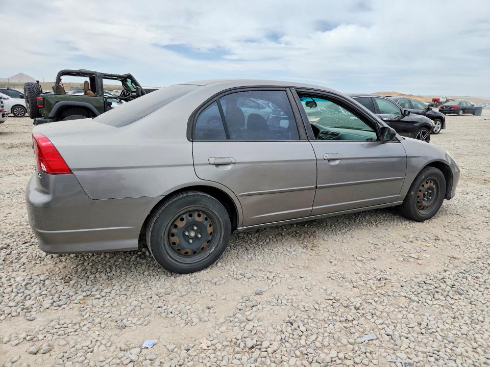 2004 Honda Civic VIN 2HGES16574H610795 COPART salvage auction — FRONT END, Ut - Certificate Of Title, sold $200 on 2026-07-02 (photo 3)