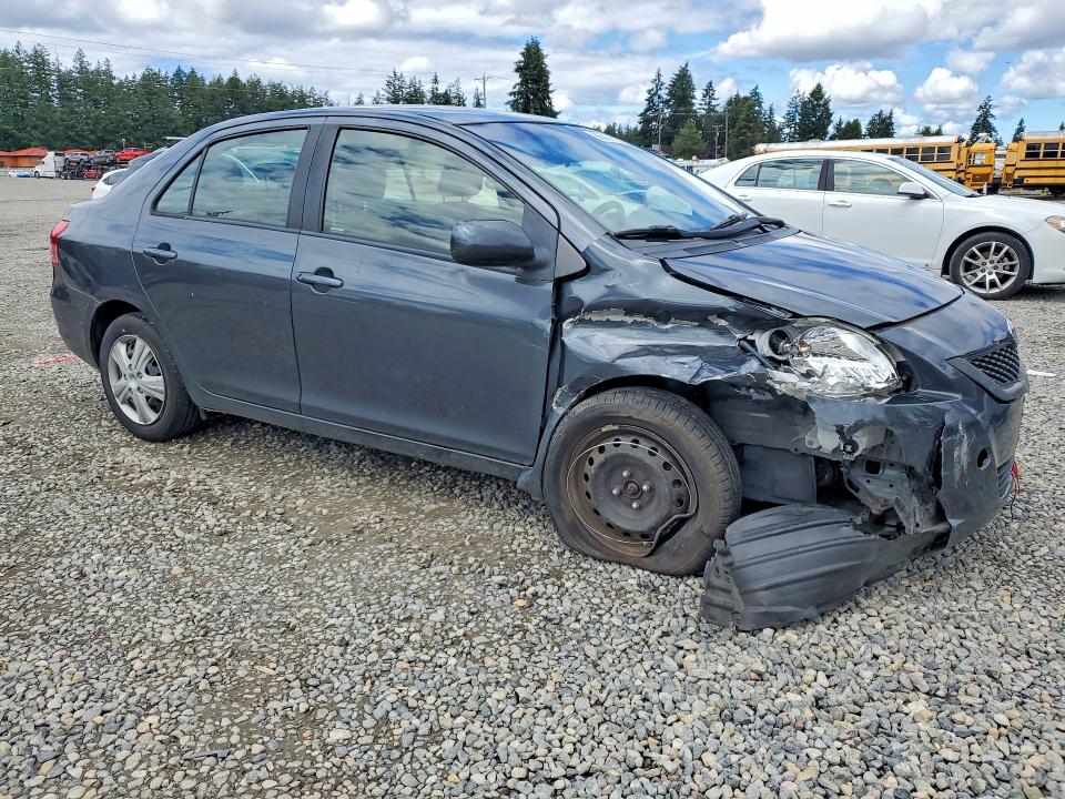 2012 Toyota Yaris VIN JTDBT4K33CL037271 COPART salvage auction — FRONT END, Wa - Bill Of Sale, sold $1,050 on 2026-07-14 (photo 4)