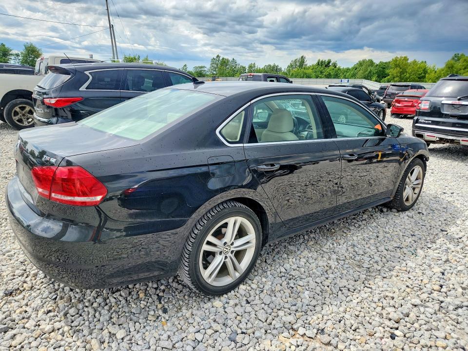 2014 Volkswagen Passat VIN 1VWBS7A34EC033185 COPART salvage auction — FRONT END, Mi - Certificate Of Title, sold $850 on 2026-07-23 (photo 3)