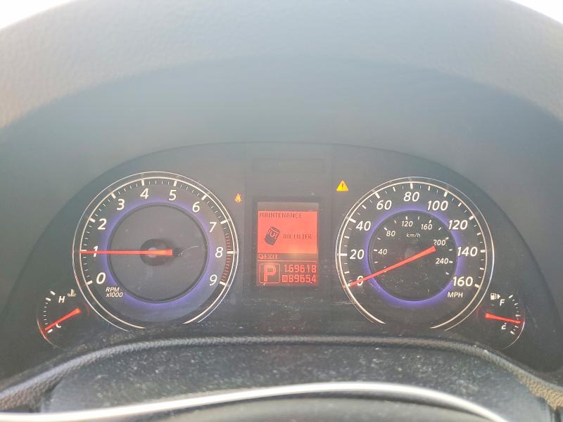 2009 Infiniti G VIN JNKCV66E79M720338 COPART salvage auction — FRONT END, SC - CERT OF TITLE-SALVAGE, sold $275 on 2026-07-24 (photo 9)