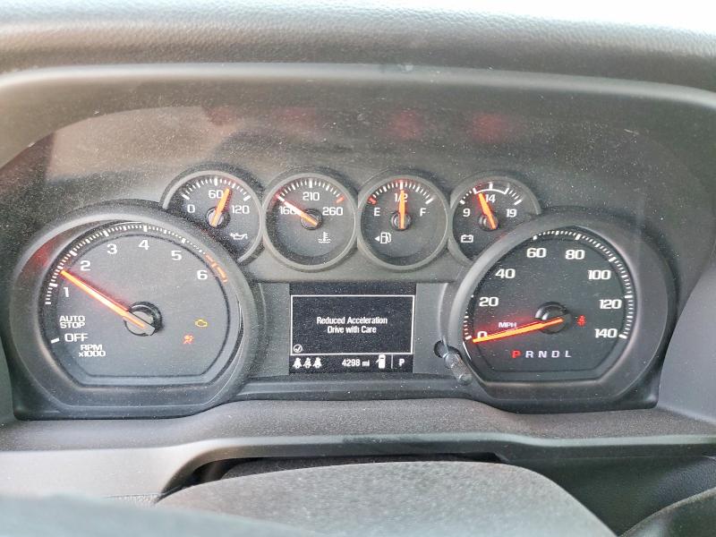 2026 Chevrolet Silverado 1500 VIN 1GCRABEK8TZ173310 COPART salvage auction — FRONT END, Ca - Salvage Certificate, sold $10,100 on 2026-07-13 (photo 9)