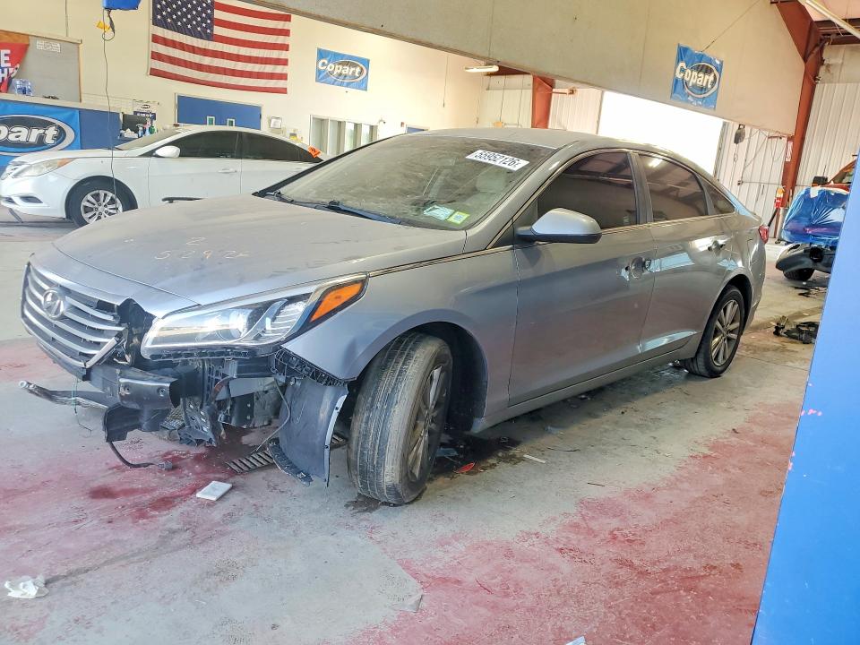 2015 Hyundai Sonata VIN 5NPE24AF9FH226091 COPART salvage auction — FRONT END, Ny - Mv-907A Salvage Certificate, sold $575 on 2026-07-06 (photo 1)