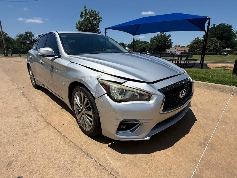 2018 Infiniti Q50 VIN JN1EV7AR4JM440734 COPART salvage auction — MINOR DENT/SCRATCHES, Ok - Certificate Of Title (P), sold $3,000 on 2026-07-14 (photo 1)