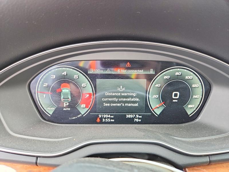 2021 Audi VIN WA1BAAFY0M2019421 COPART salvage auction — FRONT END, Il - Salvage Certificate, sold $250 on 2026-07-21 (photo 9)
