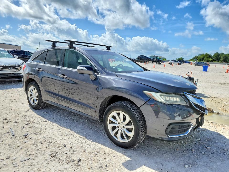 2016 Acura VIN 5J8TB3H58GL012397 COPART salvage auction — SIDE, Tx - Salvage Vehicle Title, sold $1,600 on 2026-07-02 (photo 4)